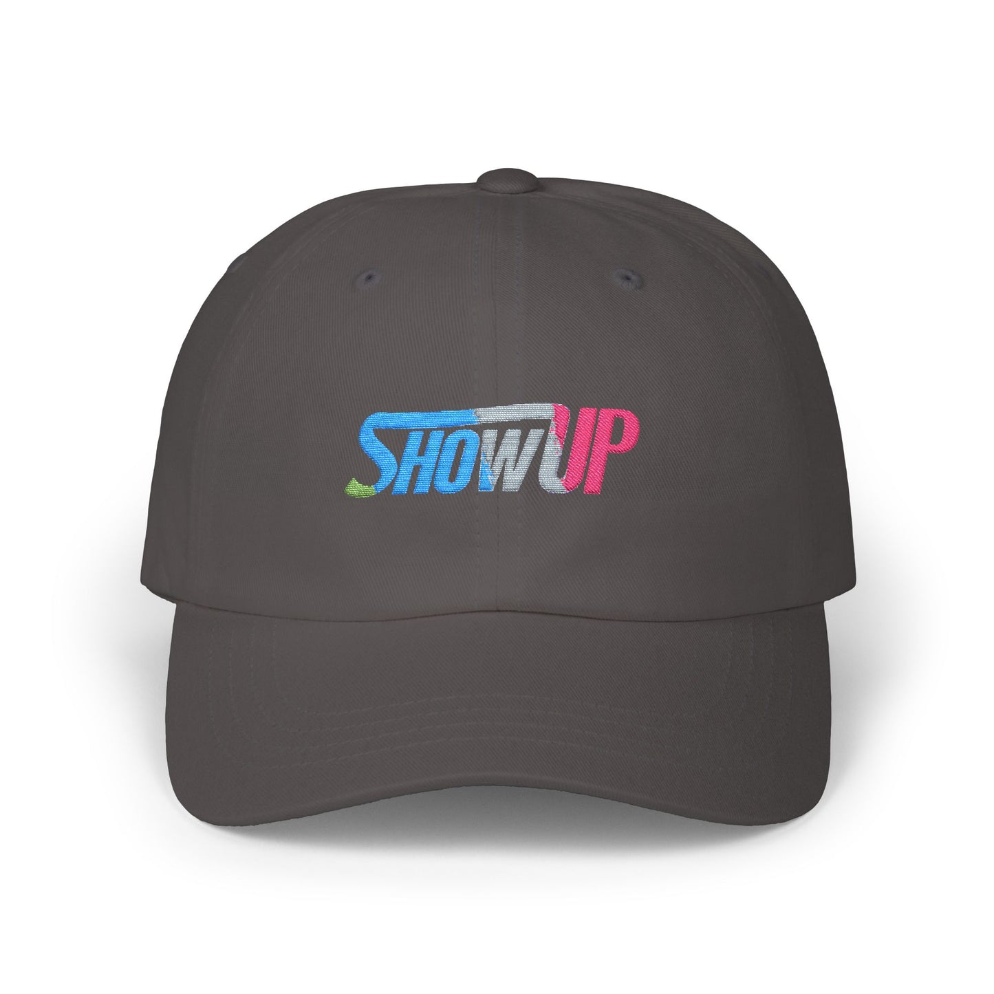 Classic Dad Cap - Show Up, Casual Cap for Dads, Gift for Father's Day, Trendy Dad Hat, Everyday Wearable Hat