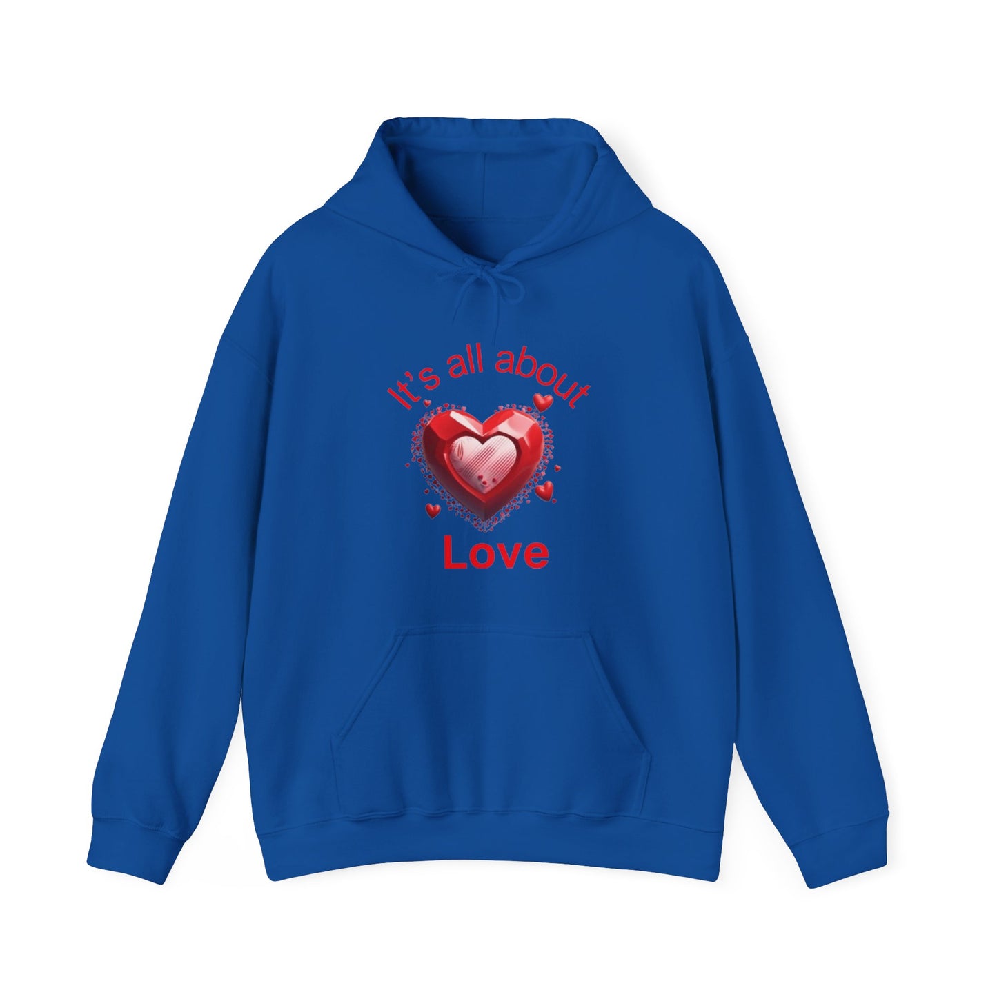 Romantic Love Hooded Sweatshirt for Couples