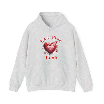 Romantic Love Hooded Sweatshirt for Couples