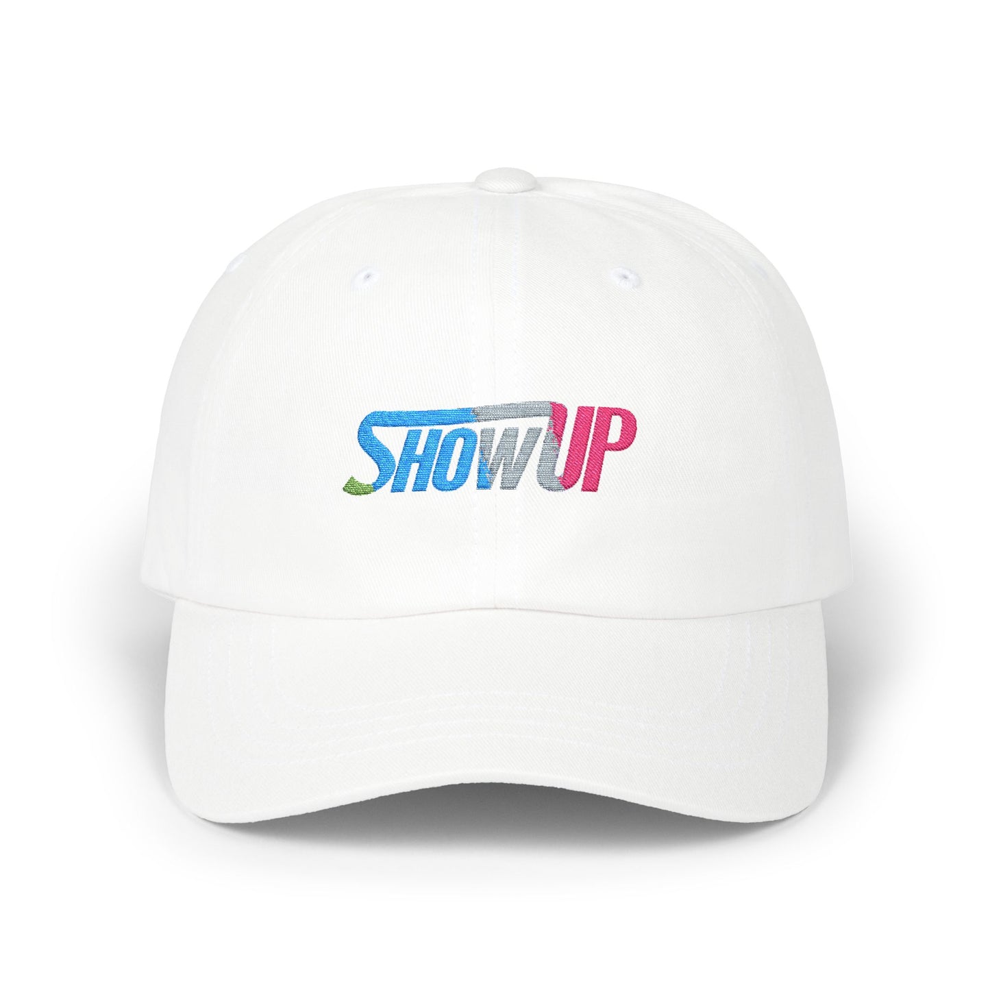 Classic Dad Cap - Show Up, Casual Cap for Dads, Gift for Father's Day, Trendy Dad Hat, Everyday Wearable Hat