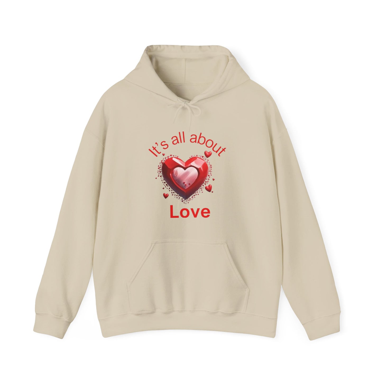 Romantic Love Hooded Sweatshirt for Couples