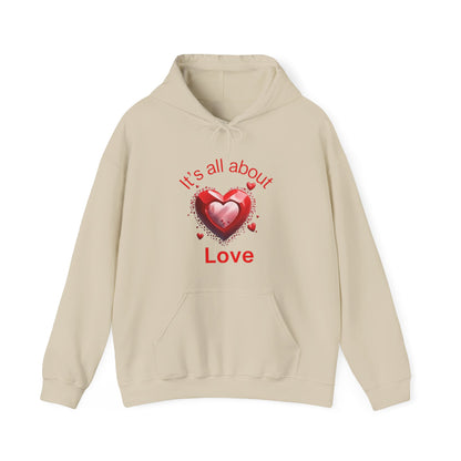 Romantic Love Hooded Sweatshirt for Couples