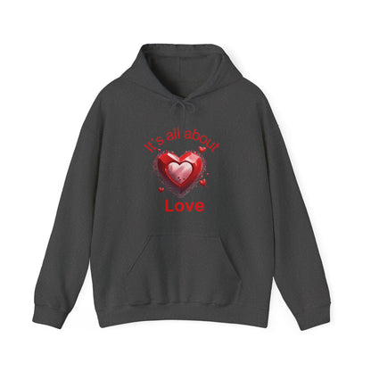 Romantic Love Hooded Sweatshirt for Couples