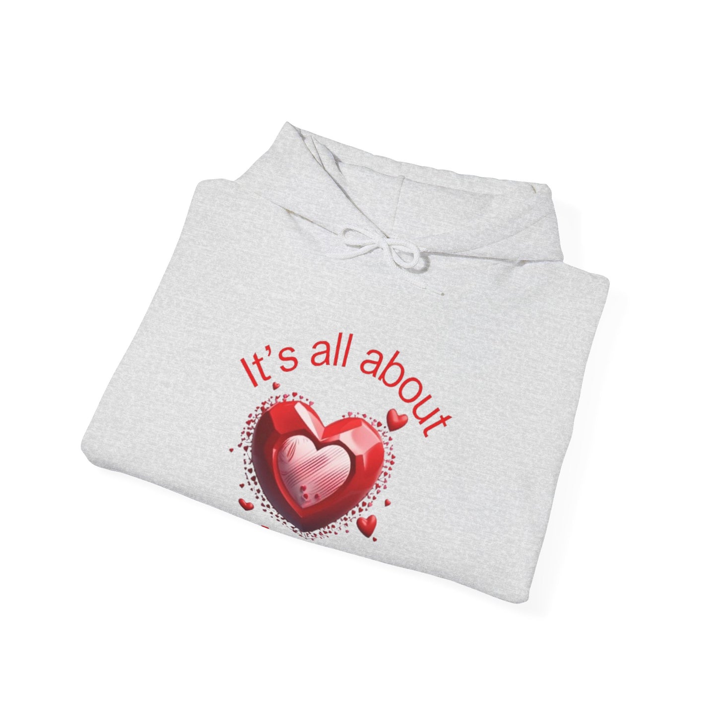 Romantic Love Hooded Sweatshirt for Couples