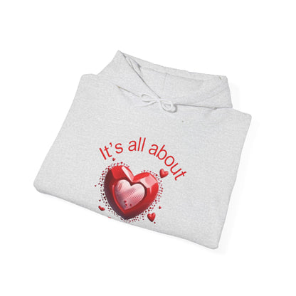 Romantic Love Hooded Sweatshirt for Couples