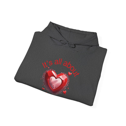 Romantic Love Hooded Sweatshirt for Couples