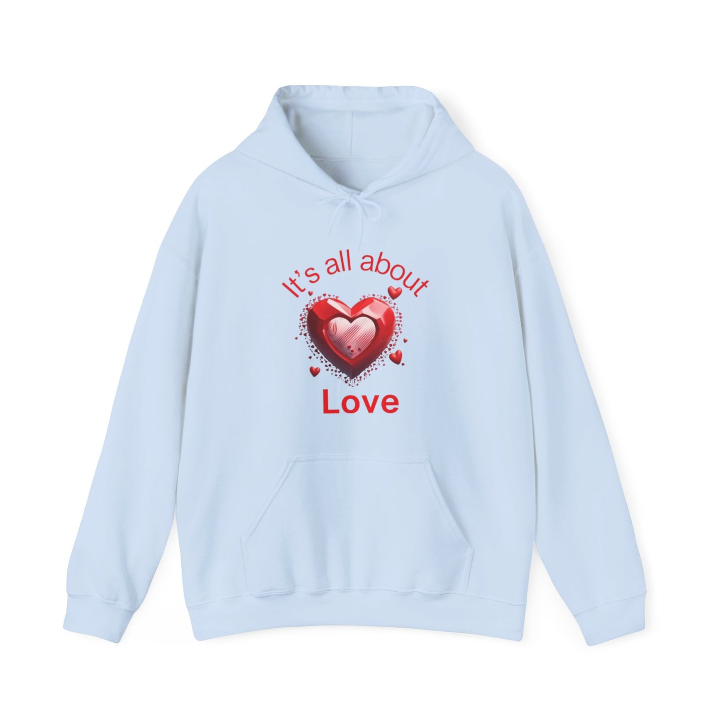 Romantic Love Hooded Sweatshirt for Couples