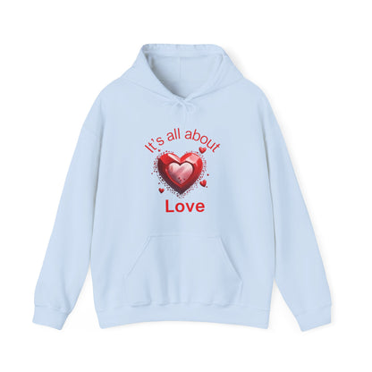 Romantic Love Hooded Sweatshirt for Couples
