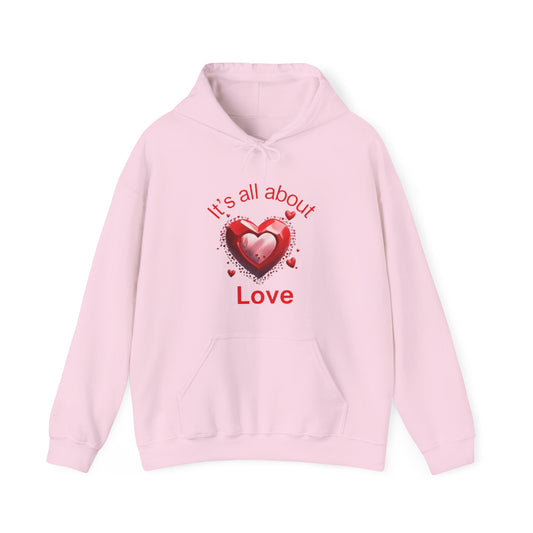 Romantic Love Hooded Sweatshirt for Couples