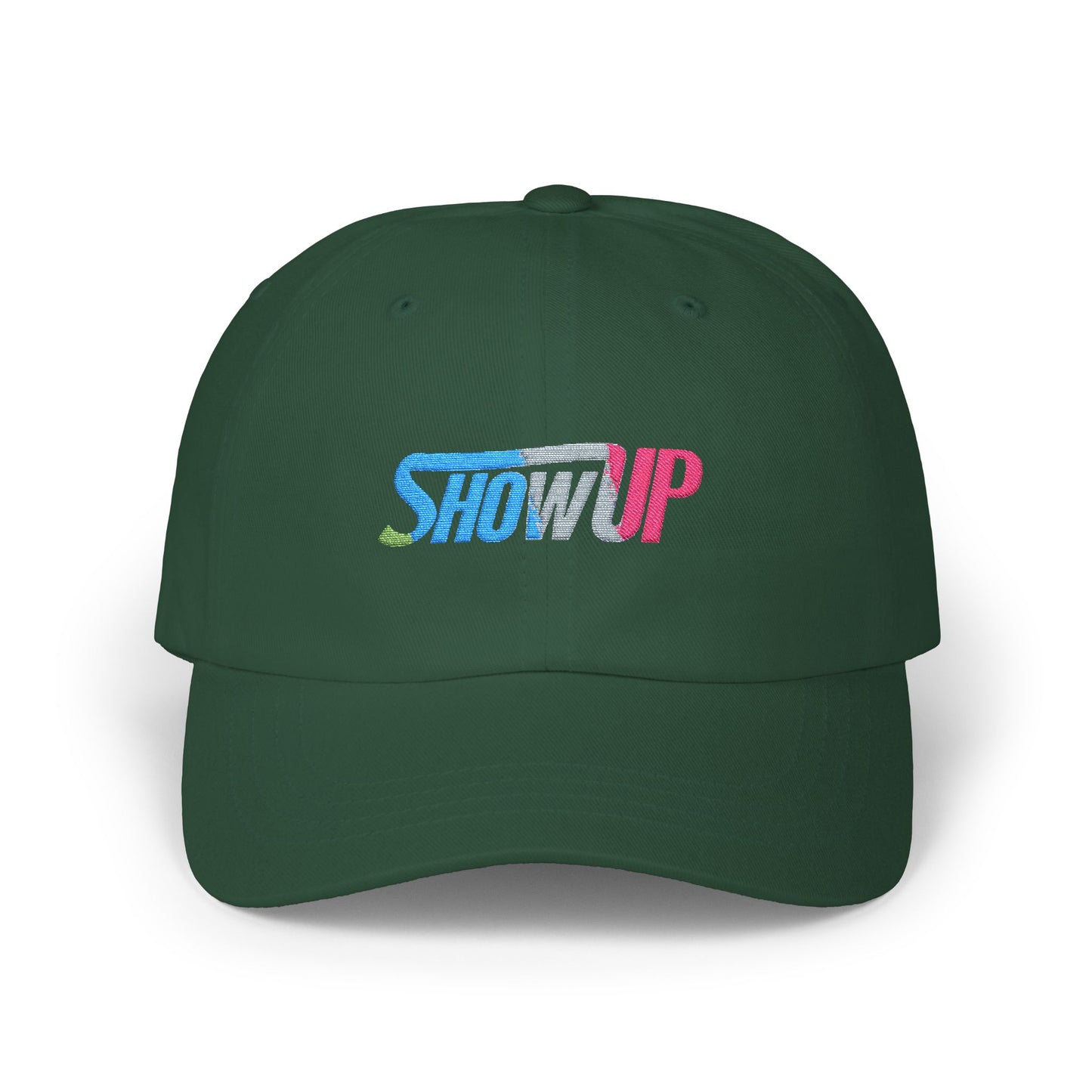 Classic Dad Cap - Show Up, Casual Cap for Dads, Gift for Father's Day, Trendy Dad Hat, Everyday Wearable Hat