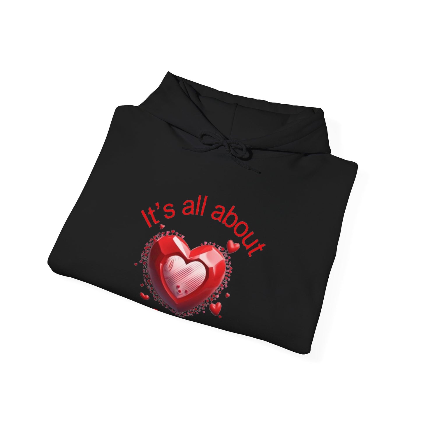 Romantic Love Hooded Sweatshirt for Couples