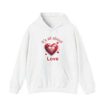 Romantic Love Hooded Sweatshirt for Couples
