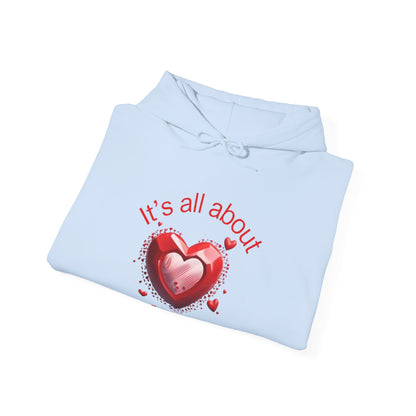 Romantic Love Hooded Sweatshirt for Couples