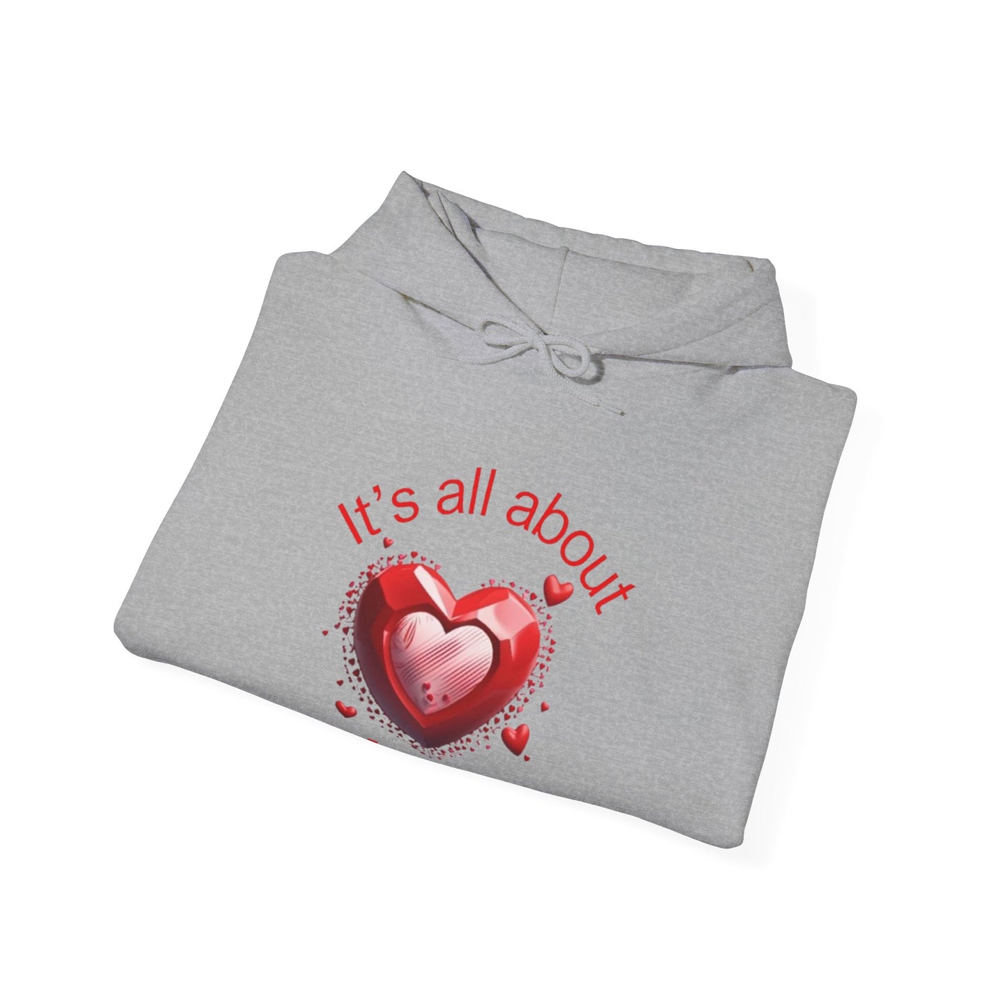 Romantic Love Hooded Sweatshirt for Couples